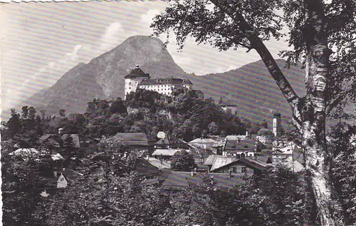 2464 - Österreich - Tirol , Kufstein , Festung Geroldseck mit Pendling - gelaufen 1964