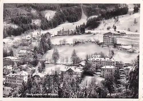 2466 - Österreich - Salzburg , Bad Gastein im Winter - gelaufen 1961