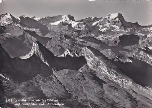 2478 - Schweiz - Säntis , Schwägalp , Churfirsten , Glarneralpen - nicht gelaufen