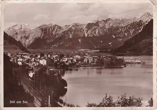 2492 - Österreich - Salzburg , Zell am See , Zeller See - gelaufen 1950