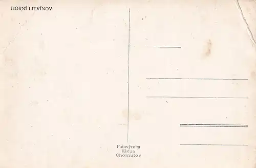 2494 - Tschechoslowakei - Czech , Horni Litvinov , Leutensdorf , Tschechien - nicht gelaufen