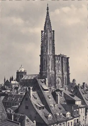 2504 - Frankreich - Strasburg , Strasbourg , das Münster - nicht gelaufen