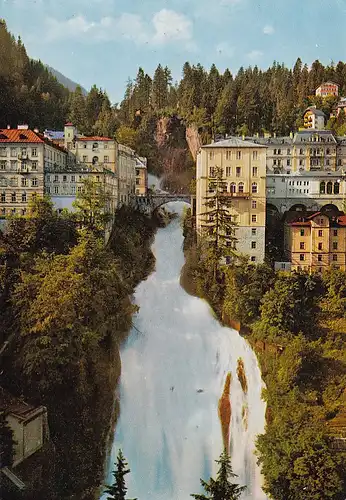 2507 - Österreich - Salzburg , Bad Gastein , unterer Wasserfall - gelaufen 1993