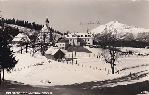 2526 - Österreich - Niederösterreich , Josefsberg mit Ötscher - gelaufen 195x