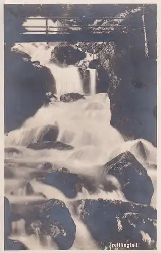 2543 - Österreich - Niederösterreich , Trefflingfall , Brücke - nicht gelaufen