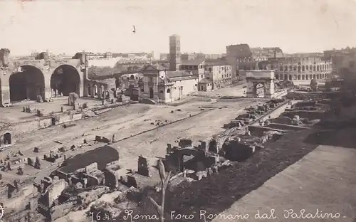 2550 - Italien - Rom , Foro Romano dal Palatino - nicht gelaufen