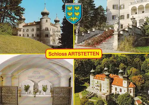 2562 - Österreich - Niederösterreich , Schloss Artstetten , Mehrbildkarte - nicht gelaufen