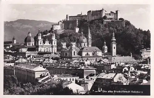 2569 - Österreich - Salzburg , die alte Bischofstadt Salzburg - gelaufen 1975