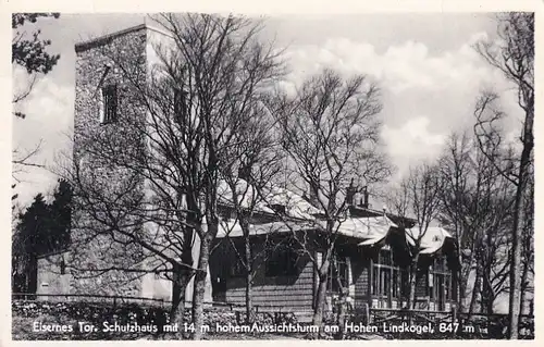 2570 - Österreich - Niederösterreich , Baden , Eisernes Tor Schutzhaus am Hohen Lindkogel - nicht gelaufen