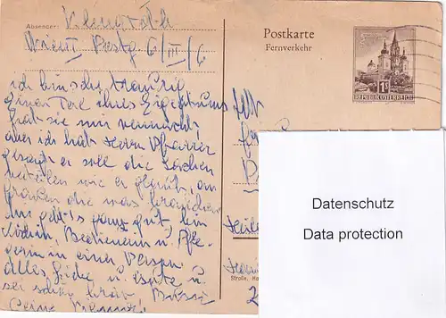 2574 - Österreich - Ganzsache , Wien - Heilanstalt Alland - gelaufen