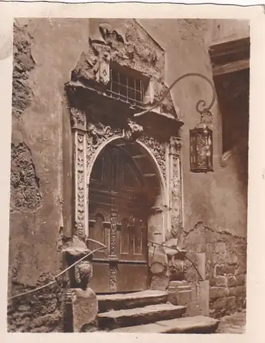 2602 - Rothenburg ob der Tauber , Rathaus Portal , Town Hall Portal