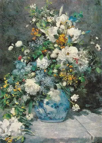 2674 - Auguste Renoir , Frühlingsblumenstrauß