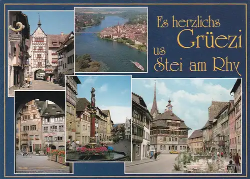 2722 - Schweiz - Schaffhausen , Stein am Rhein , Mehrbildkarte - nicht gelaufen