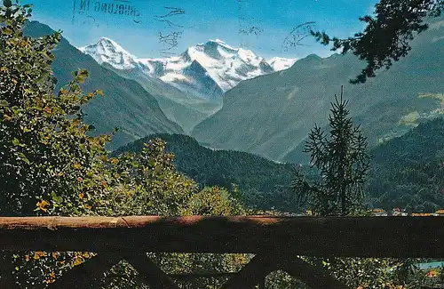 2726 - Schweiz - Bern , Interlaken , Mönch und Jungfrau - gelaufen 1981