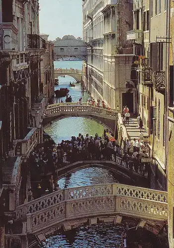 2728 - Italien - Venedig , Rio di Canonica - gelaufen 1996