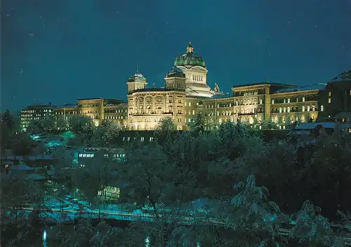 2739 - Schweiz - Bern , Bundeshaus - gelaufen