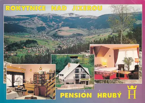 2757 - Tschechien - Krkonose , Kokonin , Pension Hruby , Rokytnice nad Jizerou - nicht gelaufen