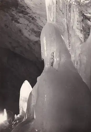 2760 - Slowakei - Slovensky Raj , Dobsinska l'adova jaskyna , Organ nad Peklom , Eishöhle - nicht gelaufen