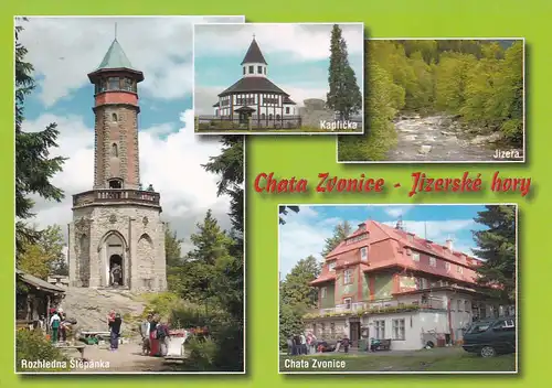 2765 - Tschechien - Czech , Jizerske hory , Chata Zvonice , Mehrbildkarte - nicht gelaufen