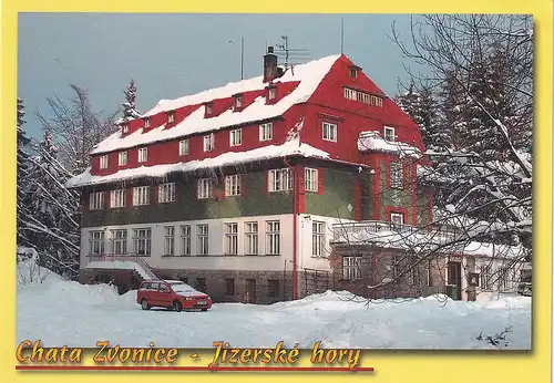 2768 - Tschechien - Czech , Jizerske Hory , Chata Zvonice , Winter - nicht gelaufen