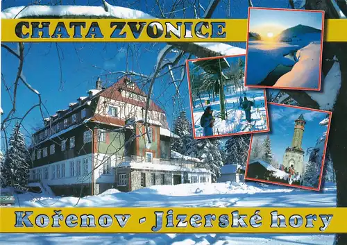 2770 - Tschechien - Czech , Jizerske Hory , Chata Zvonice , Winter - nicht gelaufen