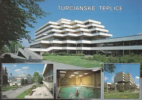 2780 - Slowakei - Turcianske Teplice , liecebny dom Vel'ka Fatra - gelaufen 1997