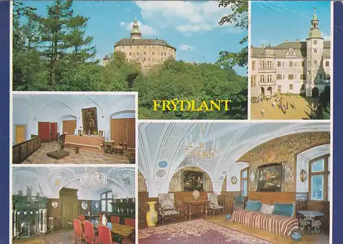2802 - Tschechoslowakei - Czech , Frydlant , Mehrbildkarte - gelaufen 1993