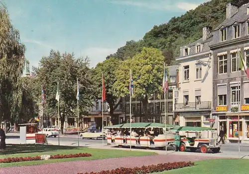 2822 - Belgien - Spa , le parc du Casino et le petit train - gelaufen