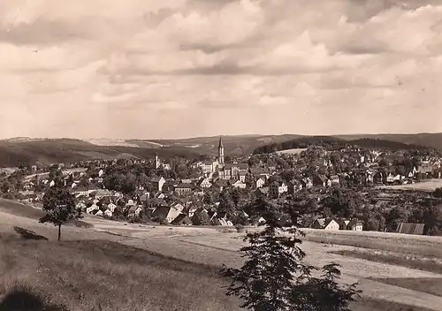 2844 - Deutschland - Eibenstock im Erzgebirge , Panorama - gelaufen 1984