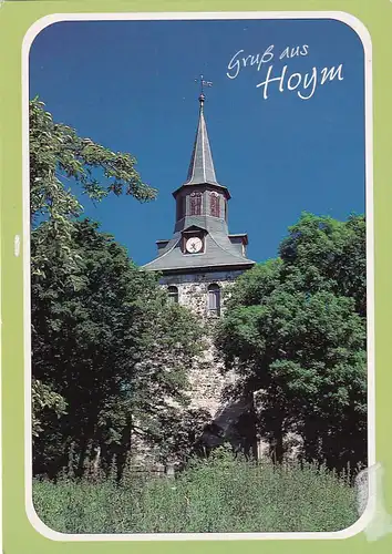 2877 - Deutschland - Hoym , Stadtkirche St. Johannes - gelaufen 2004