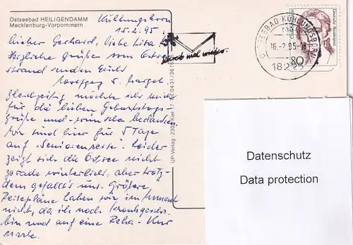 2883 - Deutschland - Ostseebad Heiligendamm , Mehrbildkarte - gelaufen 1995