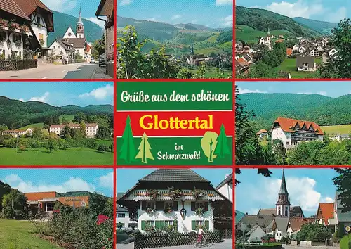 2887 - Deutschland - Glottertal im Schwarzwald , Mehrbildkarte - nicht gelaufen