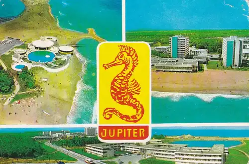 2894 - Rumänien - Jupiter , Strand , Mehrbildkarte - gelaufen