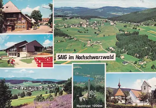 2920 - Deutschland - Saig im Hochschwarzwald , Hochfirst - gelaufen 1995