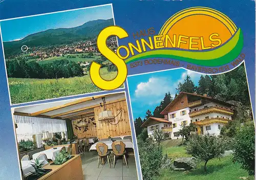 2921 - Deutschland - Bodenmais , Haus Sonnenfels , Bayerischer Wald - gelaufen 1994