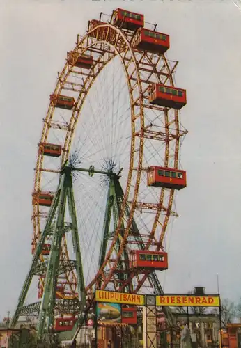 2930 - Österreich - Wien , Prater , Riesenrad - nicht gelaufen