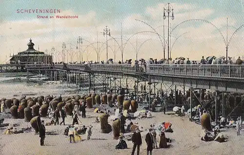 2949 - Holland - Scheveningen , Strand en Wandelhoofd - nicht gelaufen