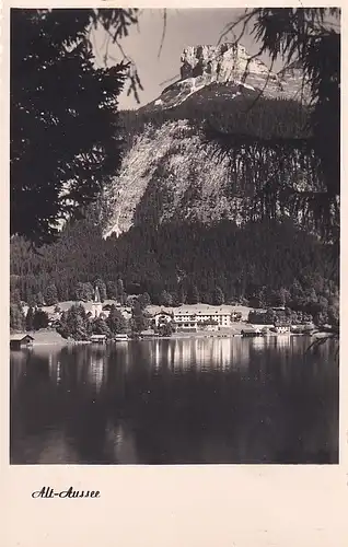 2957 - Österreich - Steiermark , Alt Aussee , Panorama - gelaufen 1956