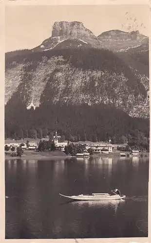 2968 - Österreich - Steiermark , Altaussee mit Loser , Boot - gelaufen 1938