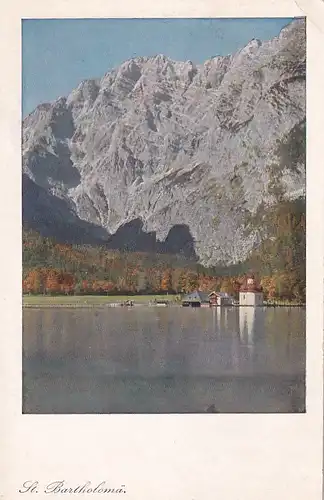 2972 - Deutschland - St. Bartholomä , Sankt , Steinernes Meer , Königssee - nicht gelaufen