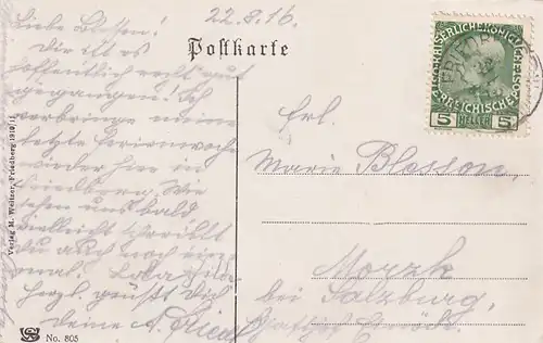 2974 - Österreich - Steiermark , Friedberg - gelaufen 1916