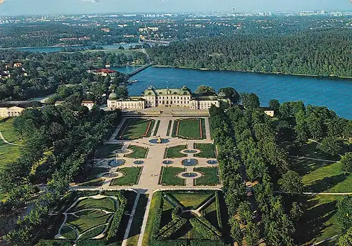 2984 - Schweden - Stockholm Drottningholms Slott , Schloss Drottningholm - gelaufen 1969