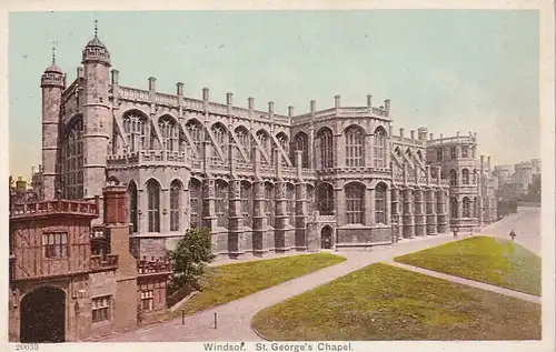 2985 - Großbritanien - Windsor , St. George's Chapel - nicht gelaufen