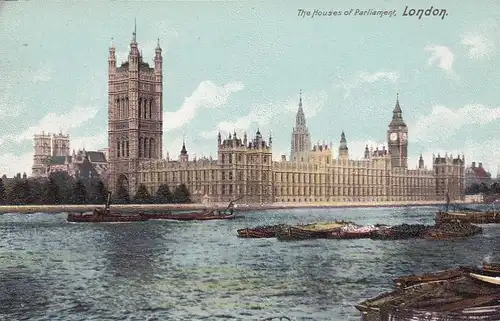 2987 - Großbritanien - London , The House of Parliament  - nicht gelaufen