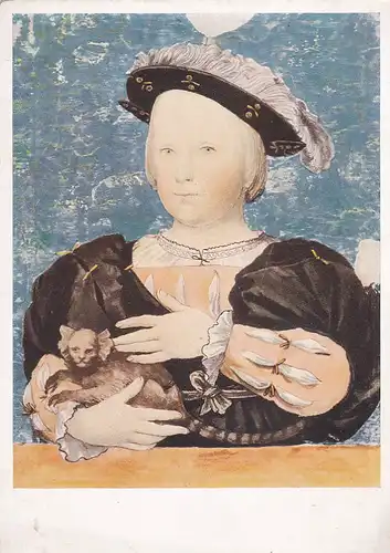 3012 -  - Heinz Holbein , Bildnis eines Knaben mit einer Meerkatze - nicht gelaufen