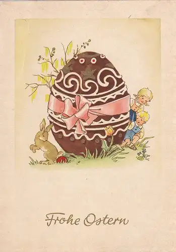 3025 -  - Ch. V. Schwind , Frohe Ostern , Künstlerkarte - nicht gelaufen