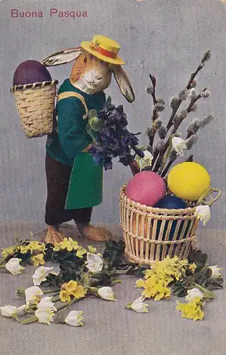 3091 -  - Wien , Buona Pasqua , Frohe Ostern - gelaufen