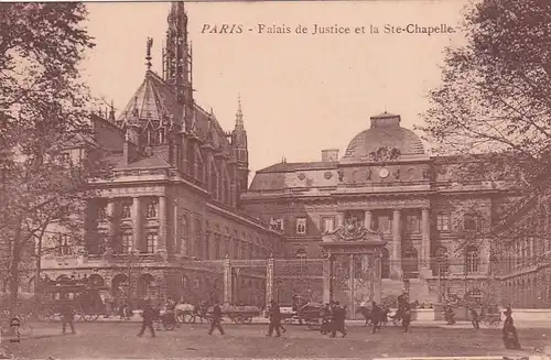 3108 - Frankreich - Paris , Palais de Justice et la Ste Chapelle - nicht gelaufen