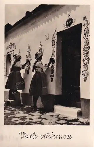 3114 - Tschechoslowakei - Tschechien , Czech , Brno , Brünn , Vesele velikonoce - gelaufen 1962