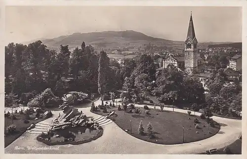 3122 - Schweiz - Bern , Weltpostdenkmal , Denkmal , Monument de l'Union postale universelle - gelaufen